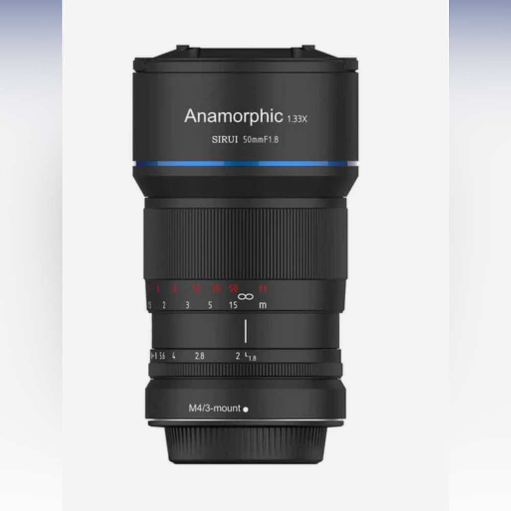 SIRUI 50mm F1.8 1.33x APS-C Anamorphic Lens